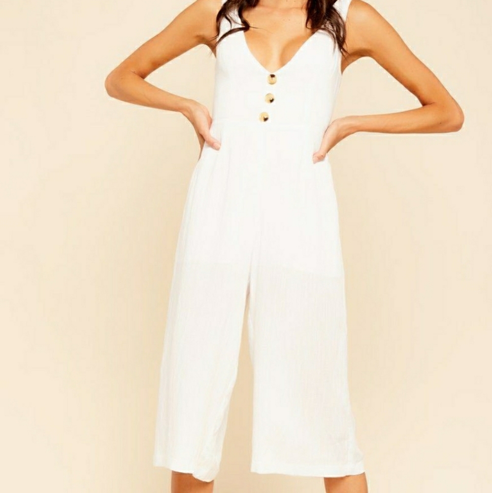Sail to Positano white jumpsuit
